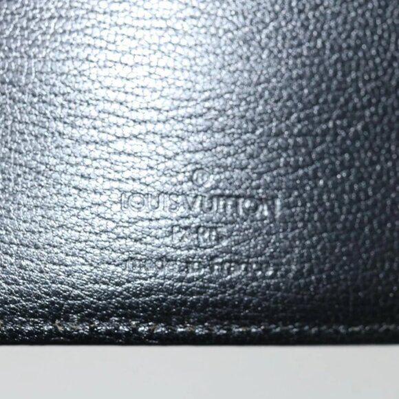 LOUIS VUITTON Nomad Agenda MM Day Planner Cover Black R20478 LV Auth bs13206 - Picture 12 of 16